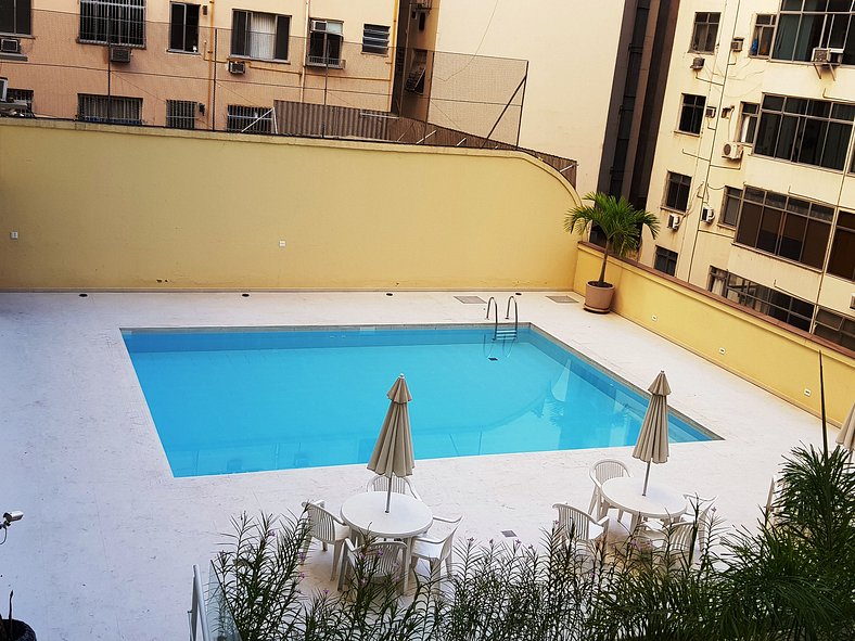 Apartamento encantador com piscina e garagem - BestHostRio